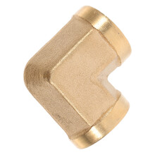 1/4" Npt 90 Wasser Rohrbogen Messing Schlauchverbinder Gold