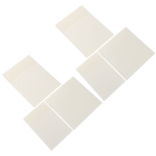 6Stk Transparente Memo Sticker Pet Haftnotizen Selbstklebend Weiß
