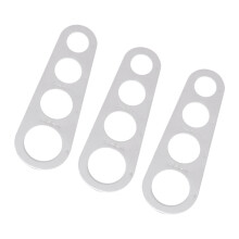 3Stk Nudelmaß Edelstahl Weiß Spaghetti Messringe Küchenmass Werkzeug