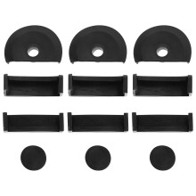 12Stk Mini Werkbank Schraubstock Gummipads Anti-Klemm Schutz
