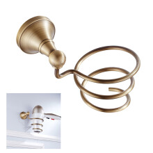 Haarföhn Regal Gold Wandhalterung Anti-Öl Wasserfest Badezimmer