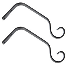 2Pcs Iron Wall-Mounted Hanging Hooks For Flower Pots
