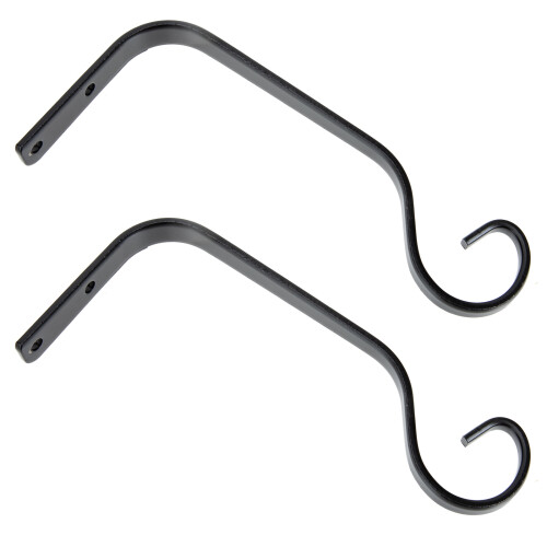 2Pcs Iron Wall-Mounted Hanging Hooks For Flower Pots