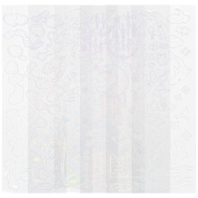 6Stk Selbstklebende Scrapbook Sticker Aus Pet, Farbenfrohe Album-Deko