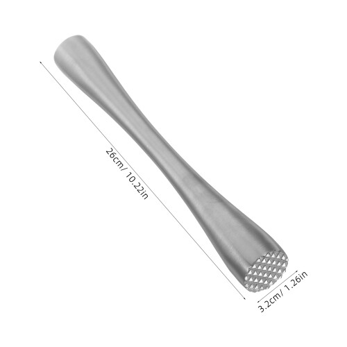 Cocktail Muddler Edelstahl Barwerkzeug Silber Für Bar 1