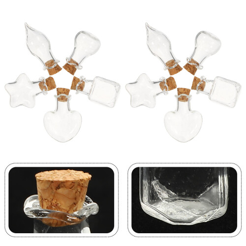 10pcs small cork bottles multi-function wish bottles miniature 2
