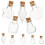 10pcs small cork bottles multi-function wish bottles miniature 8