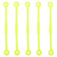 5Pcs Tennis Racket Vibration Dampener Green Silicone Shock Absorbers