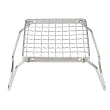 1Set Draagbare Rvs Barbecue Rack Met Vouwfunctie Voor Camping
