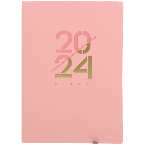 Organiseur 2024 Rose Épais Pour Usage Scolaire