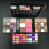 Multi Color Cosmetics Set with Eyeshadow Palette Lip Gloss Blush 6