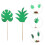 24 pcs cake toppers creative flags cheese design baking supplies 6