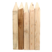 5Stk Holzpflöcke Messlatten Garten Zaunpfähle Schokoladenfarbe