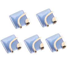 5Stk Elegante Opal Knöpfe Für Wollmäntel Kreative Metall Knöpfe