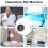 Mini Magnetische Roerder ABS Glas Laboratorium Mengapparaat Wit 7