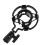 Microfoon Schokdemper Houder Zwart Plastic Anti-Trilling Mount 2