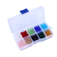 500Pcs Crystal Glass Beads Multi Color Firepolished for Jewelry Making