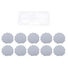 1Set Silikon Make-Up-Spiegel Gießform DIY Bastelwerkzeug Bunt