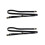 2Stk Verstellbare Leder Hosenträger Kinder Schwarz Strap Durable 3