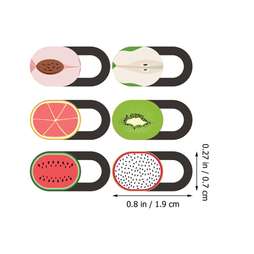 6Stk Telefon Kamera Abdeckung ABS Webcam Privacy Cover Farbig 2