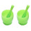 2Sets Light Green ABS Garlic Grinders Manual Masher for Home Kitchen 5