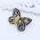 2Pcs Lightweight Golden Handbag Lock Clutch Replacement Accessories 4