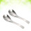 4Pcs Thick Stainless Steel Soup Spoons Silver Coffee Table Spoons 3