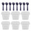 50 Sets Disposable Cake Boxes Mousse Storage Portable 1