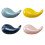 4Pcs Assorted Color Ceramic Whale Chopstick Rest Holder for Tableware 8