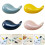 4Pcs Assorted Color Ceramic Whale Chopstick Rest Holder for Tableware 9