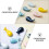 4Pcs Assorted Color Ceramic Whale Chopstick Rest Holder for Tableware 6