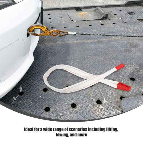 Rigging Equipment Lifting Strap White 1pack 2