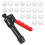 2Pcs Clay Extruder Plastic Mold Tools for Home Use Black Durable 1