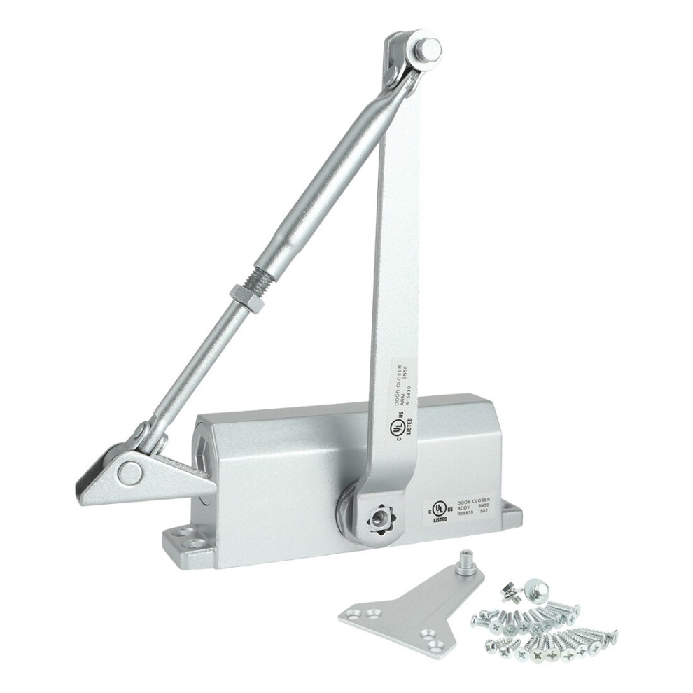 Automatic Door Closer Ul And Ce Certified Dual Valve Heavy Duty Commercial Smooth Latching 9053599976530