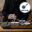 1Set Durable Blue Ceramic Kung Fu Tea Set Side Handle Tea Pot 3