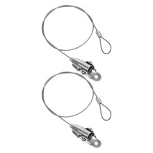 2Pcs Silver Zinc Alloy Painting Hooks Sturdy Display Board Hangers