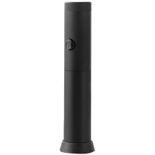 Electric Milk Frother Handheld Foam Maker Black Abs+stainless