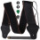 Retro Guitar Instrument Strap Rubber 1 Set 1