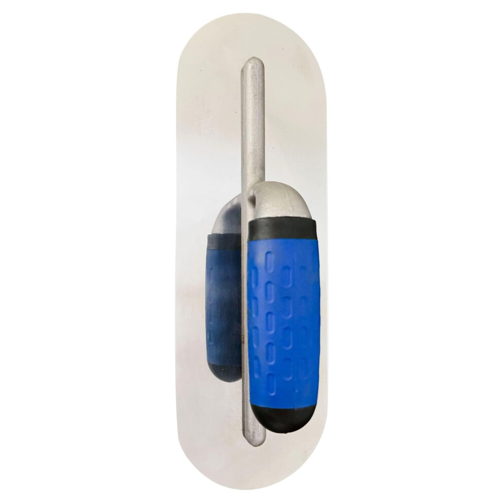 Stainless Steel Corner Plastering Trowel 30X10cm Rounded Edge With Ergonomic Comfort Grip 9070919689802