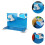 Blue Heat Tape Dispenser Desktop Cutter Iron Plastic Packing Tool 3