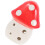 Portable Red 6-Hole Ceramic Ocarina Mini Instrument for Beginners 1