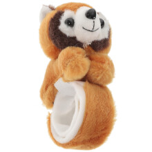 Colorful Animal Snap Wristbands Plush Slap Bands for Kids Party