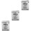 3Pcs Silver Newspaper Case Decor Practical Letter Box for Photo Props 5