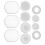 Raindrops  Earlobe Comfortable Clip On Earrings Painproof Gaskets 10