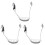 3Pcs Adjustable Helmet Chin Strap For Hard Hat 2