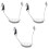 3Pcs Adjustable Helmet Chin Strap For Hard Hat 3