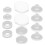 Raindrops  Earlobe Comfortable Clip On Earrings Painproof Gaskets 6
