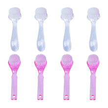 1Set 8-Delige Plastic Nagelborstel Set Met Handvat En Oog