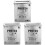 3Pcs Silver Newspaper Case Decor Practical Letter Box for Photo Props 2