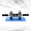 1Pc Abdominal Exercise Roller with Mat Assorted Color Fitness Device 4